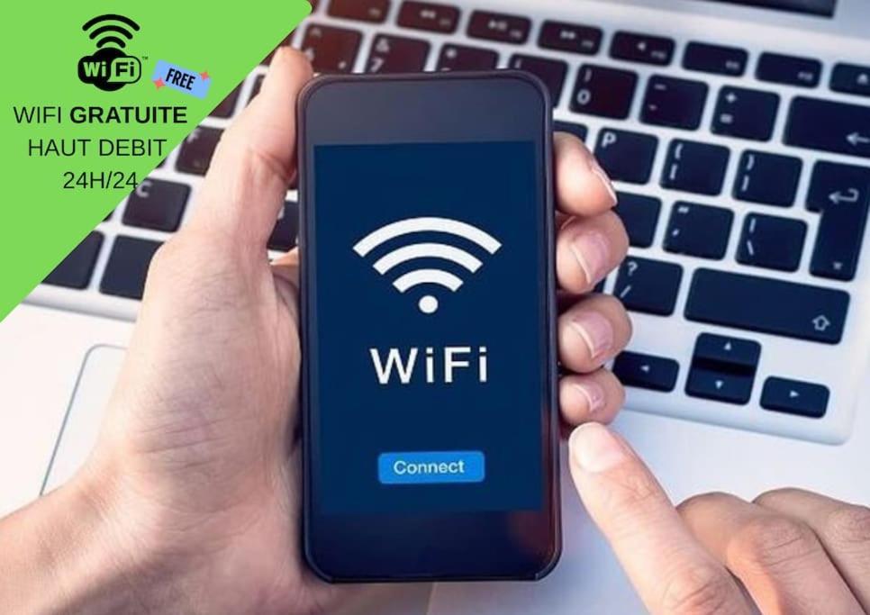 Cosy T2 Wifi Parking Proche Gare Centre Ville Сен-Кантен Екстер'єр фото